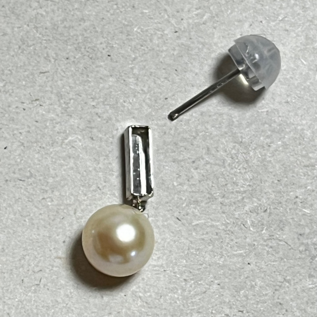 Jewel closet by L&Co. ピアス Pt900 アコヤパール スタッド