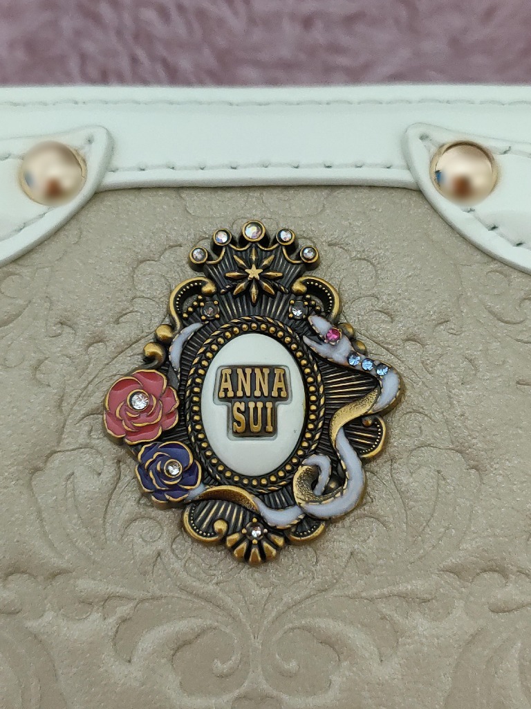 すぐ届く 国内発送 ANNASUI(アナスイ) セルパン ラウンド長財布 アナスイ セルパン ラウンドファスナー長財布