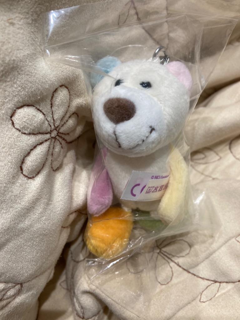 nici キーホルダー NICI/キーリング レインボーベア 10cm