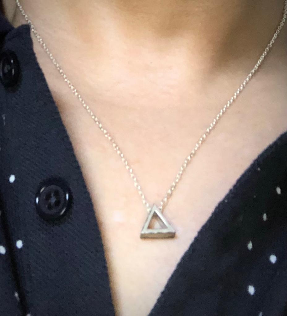 ネックレス rehacer × ANIKULAPO triangla wall necklace / アニクラポ