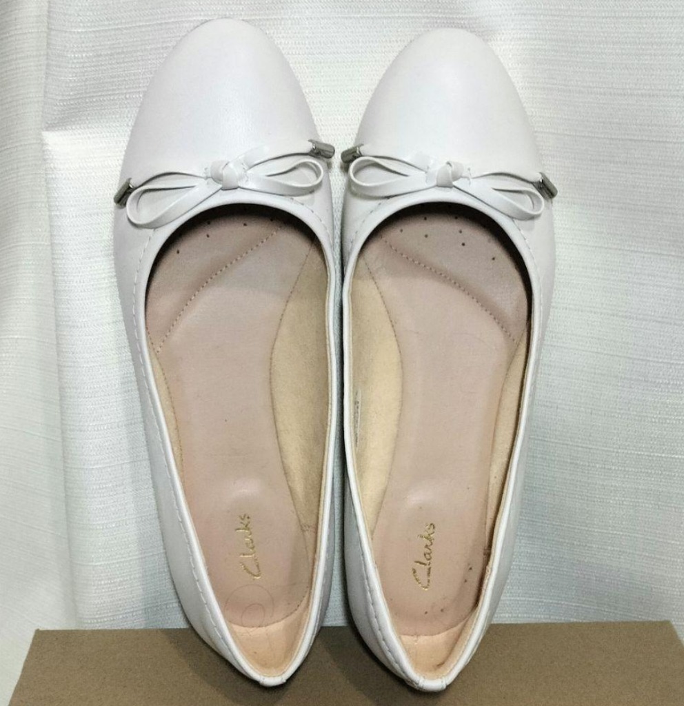 楽天市場】Clarks / クラークス レザーバレエシューズ フラット