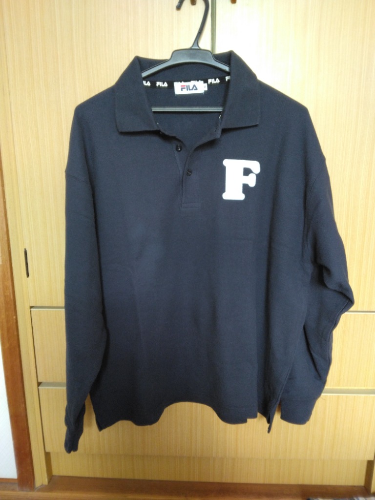 FILA ポロシャツ FILA/フィラ ワッペンロゴ刺繍 ナンバリング 綿