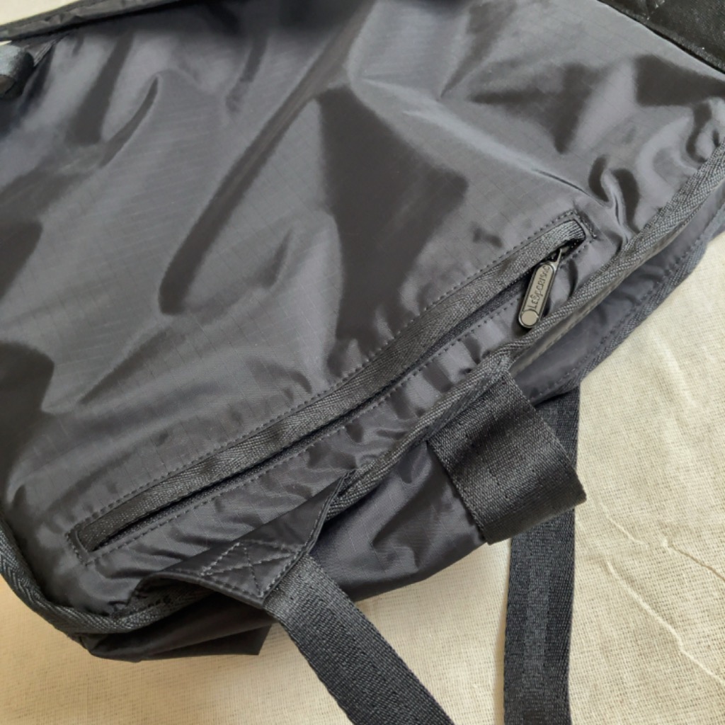 LeSportsac ROUTE BACKPACK リサイクルドブラックJP レスポートサック LeSportsac ROUTE BACKPACK （リサイクルド