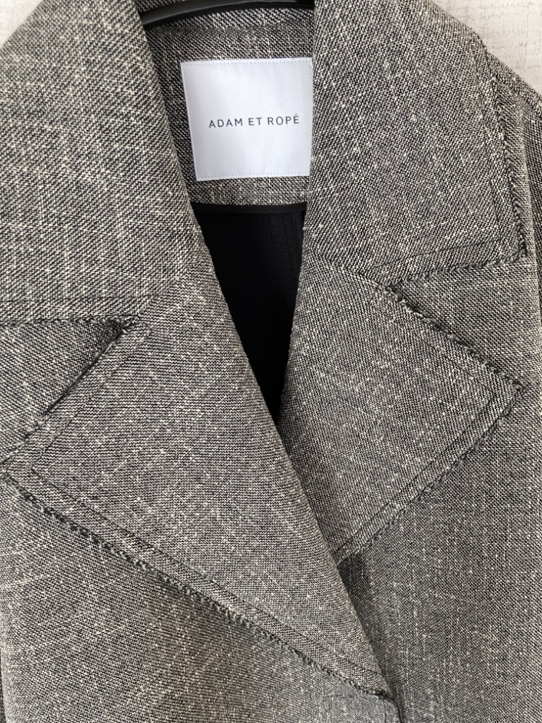 Adam et Rope ヘリンボンオーバージャケット Adam et Rope ヘリンボンオーバージャケット ADAM ET ROPÉ HOMME