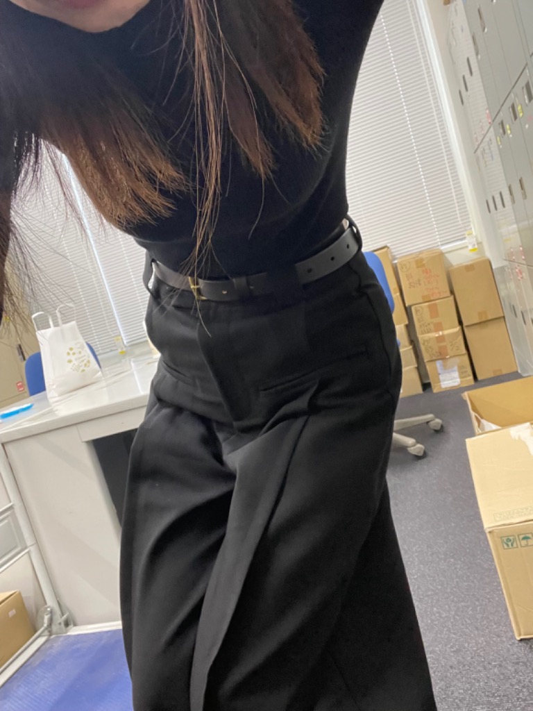 chuclla スラックス パンツ ワイドフレア ボリュームスラックス