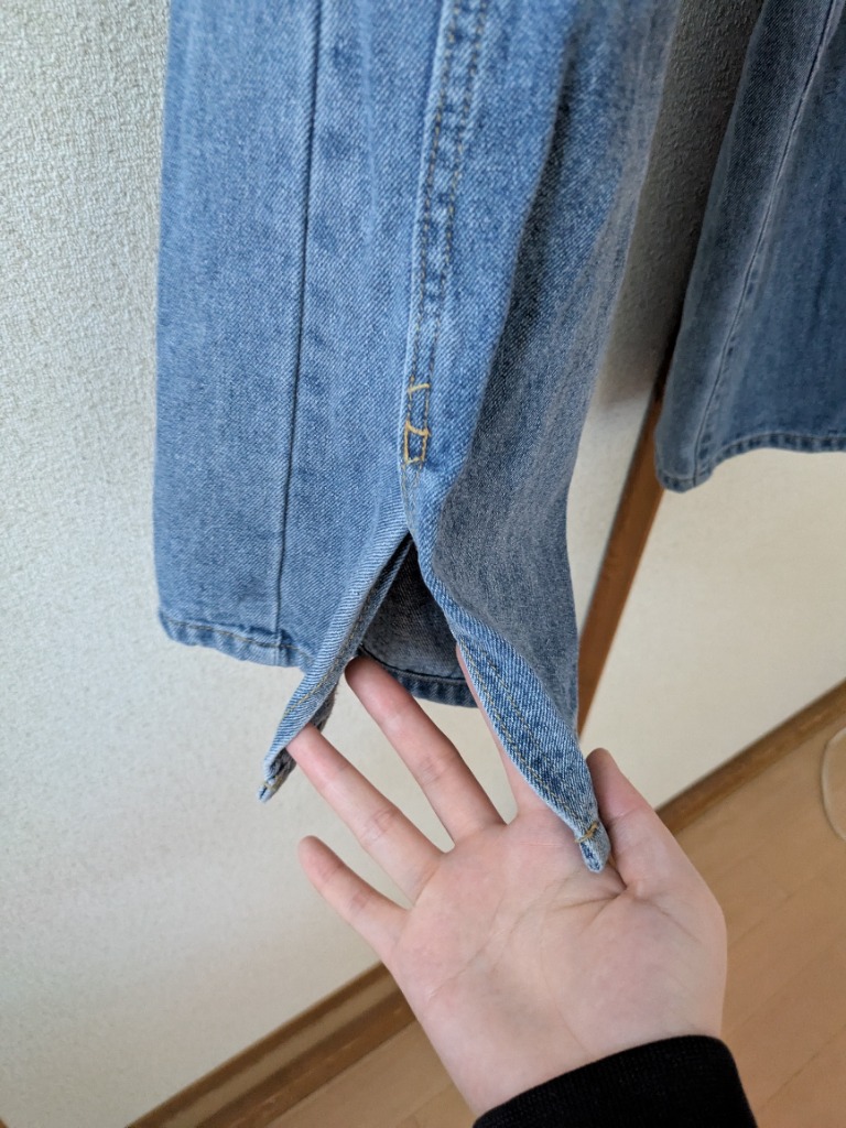 ジーンズ デニム デニムパンツ 「XS〜Lサイズ展開」ハイウエスト