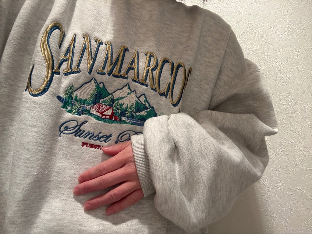 Discoat トレーナー スウェット 「WEB限定」刺繍ロゴビッグ