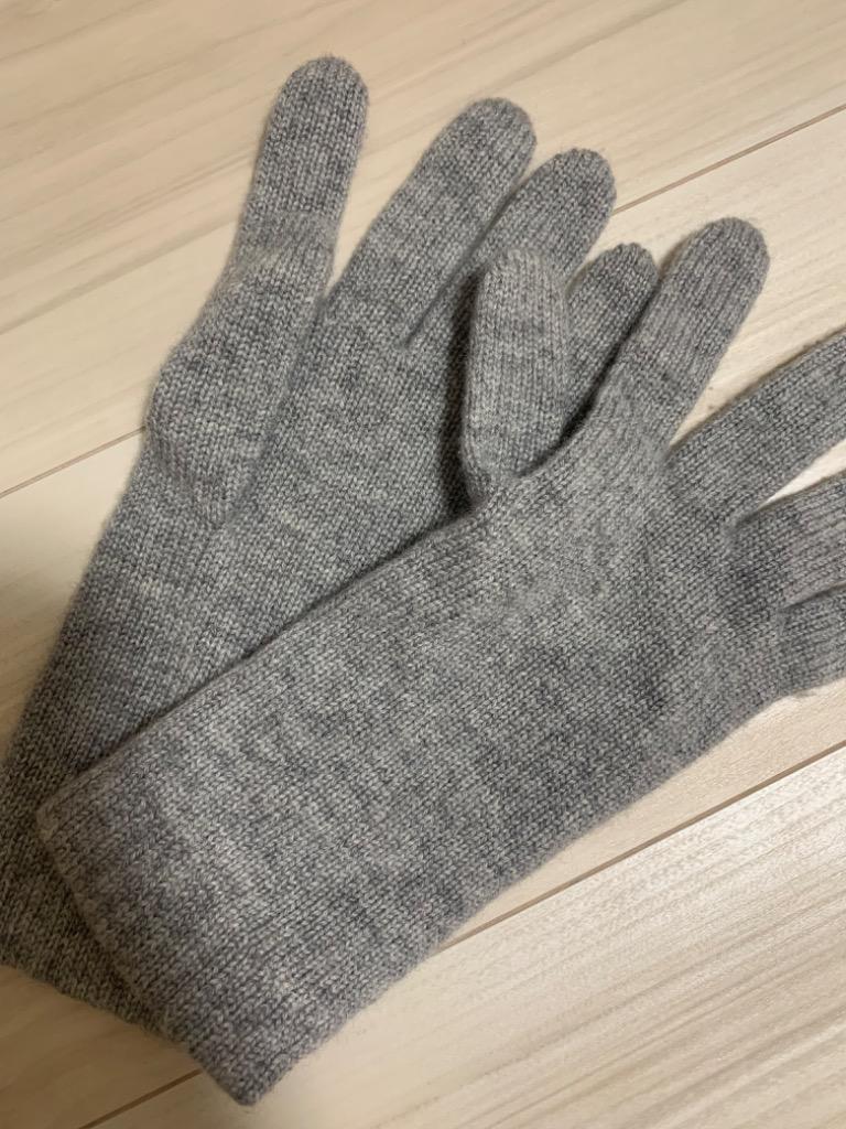 Johnstons」CASHMERE SHORT CUFF GLOVES-4PLY カシミヤアーム