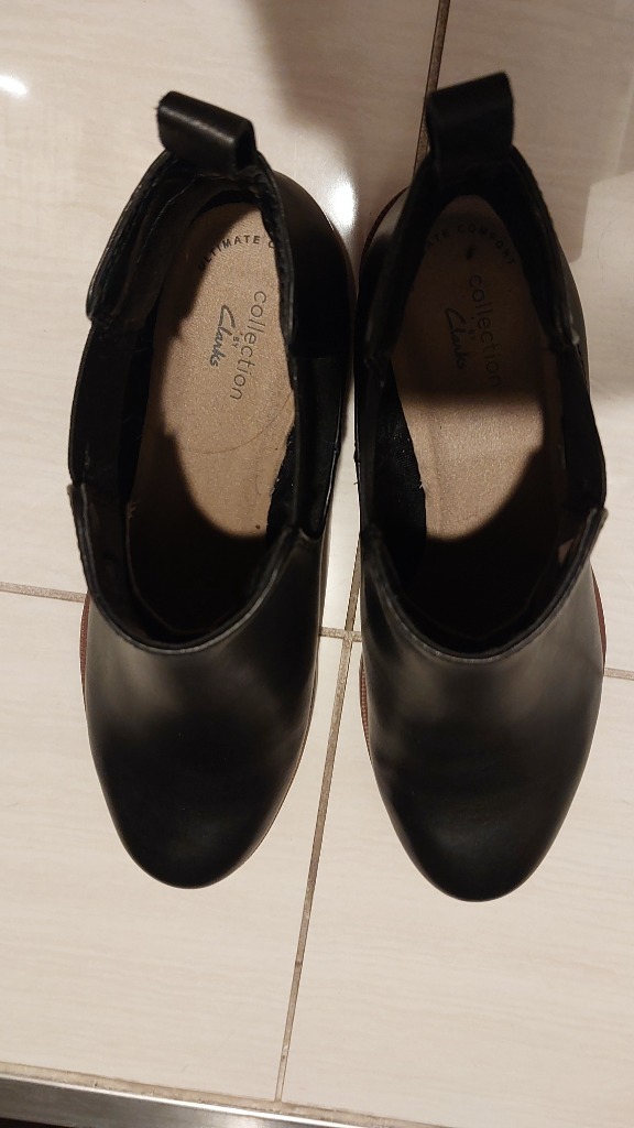 Clarks ブーツ Taylor Shine / テイラーシャイン(ブラックレザー Clarks ブーツ Taylor Shine / テイラーシャイン(ブラックレザー