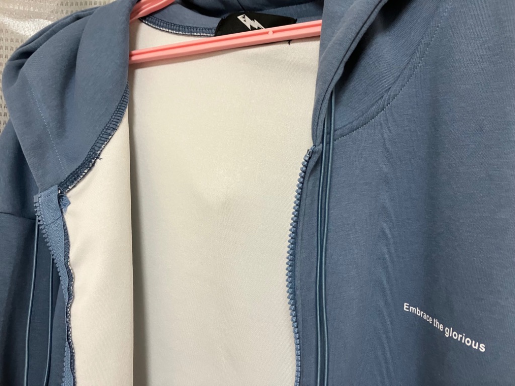 パーカー 「FVLMEN」onepoint logo zip parka/ワンポイント ロゴ