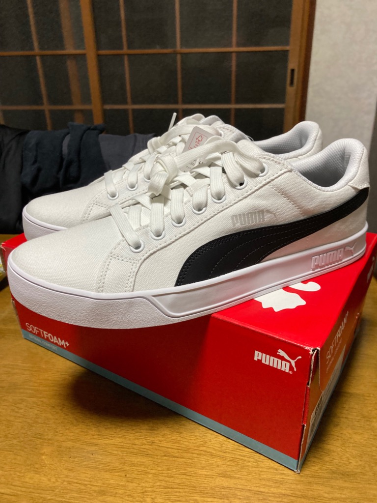 PUMA プーマ SOFT FOAM 厚底スニーカー 23.5cm ホワイト