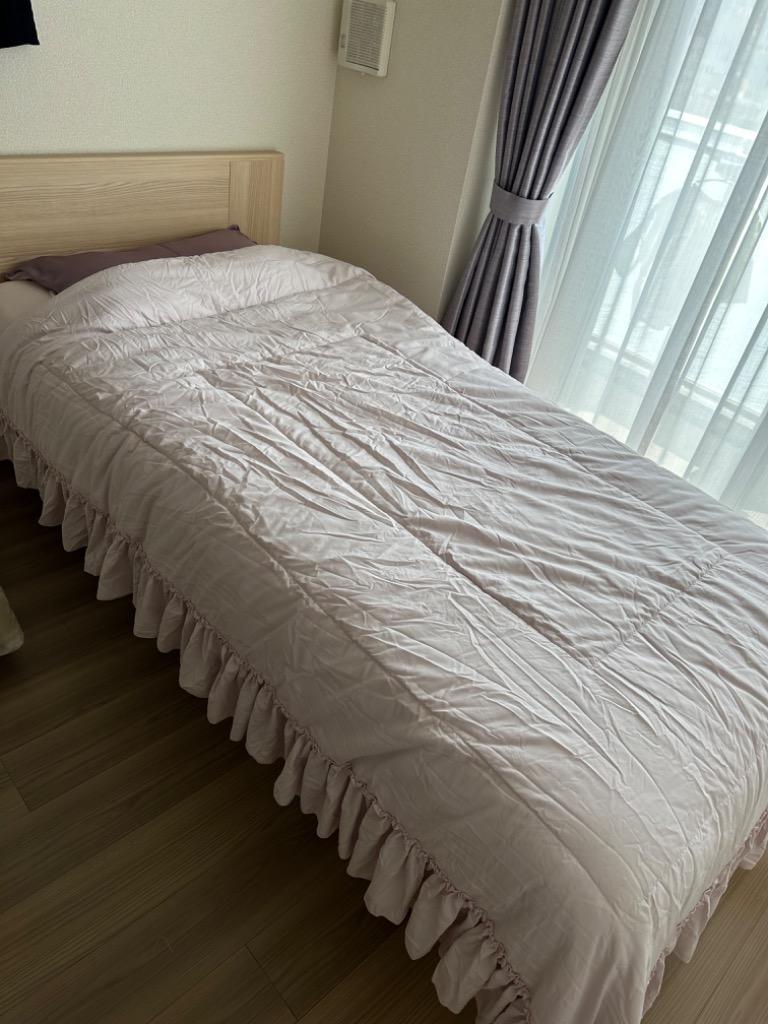 Francfranc ふわろ 肌掛け布団/ベッドパッド フリル シングル PK Amazon｜Francfranc フランフラン ふわろ 冷感ベッドパッド