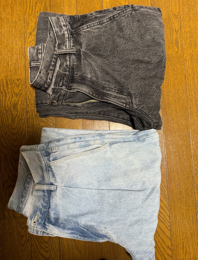 WYM LIDNM ジーンズ TUCK WIDE LOOSE DENIM メンズ : ZOZOTOWN
