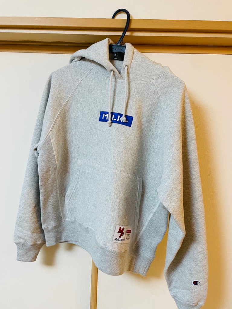 MILKFED. パーカー MILKFED.xCHAMPION SWEAT HOODIE レディース