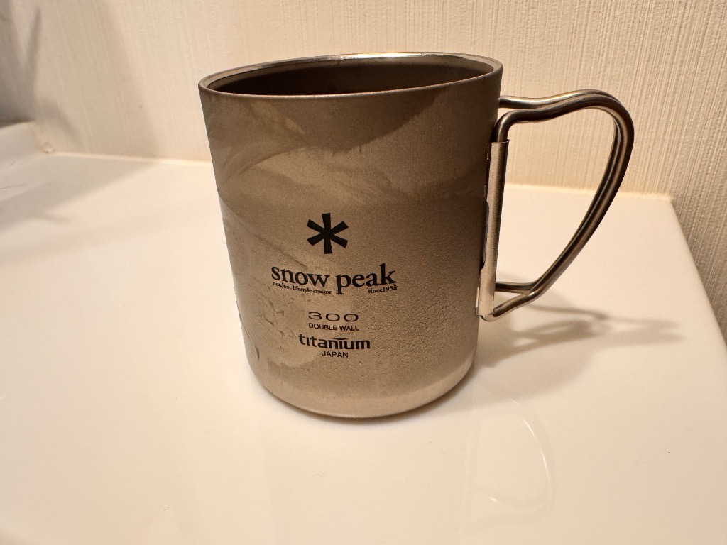 snow peak ダブルウォールチタンマグカップ 220ml 300mlセット チタンダブルマグ 300(MG-152) | テーブルウェアの通販
