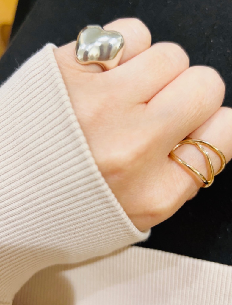 【NOJESS】 未使用 k10YG スズランリング7号 NOJESS】 未使用 k10YG スズランリング7号 NOJESS】 未使用 k10YG