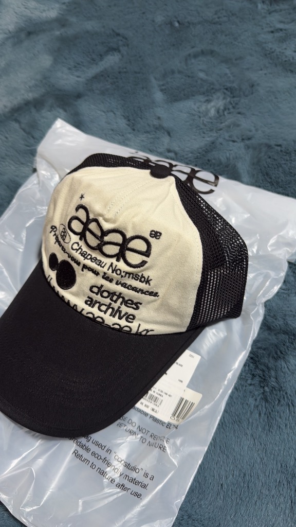 aeae 帽子 キャップ Web Logo Mesh Cap レディース メンズ