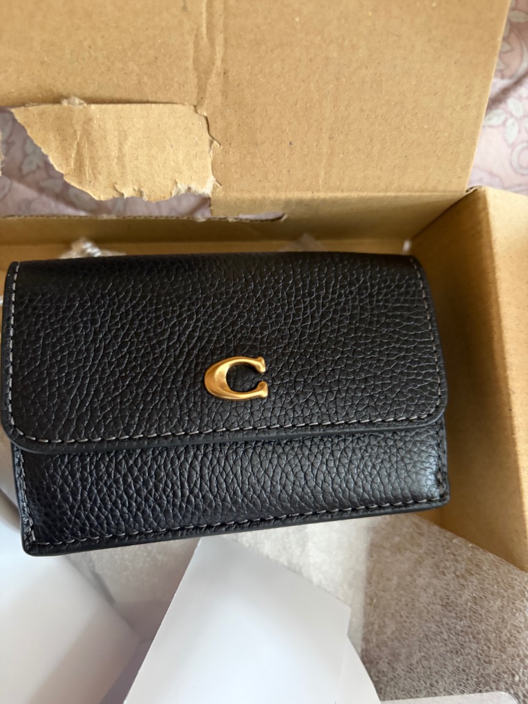 COACH（コーチ） ミニ 財布 ミニ トライフォールド ウォレット