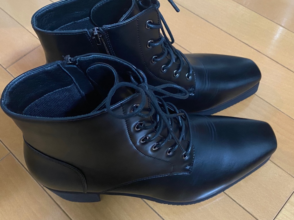 メンズ ブーツ 「CLEL」High Sole Design Heel Boots/ハイソール デザイン ヒールブーツ