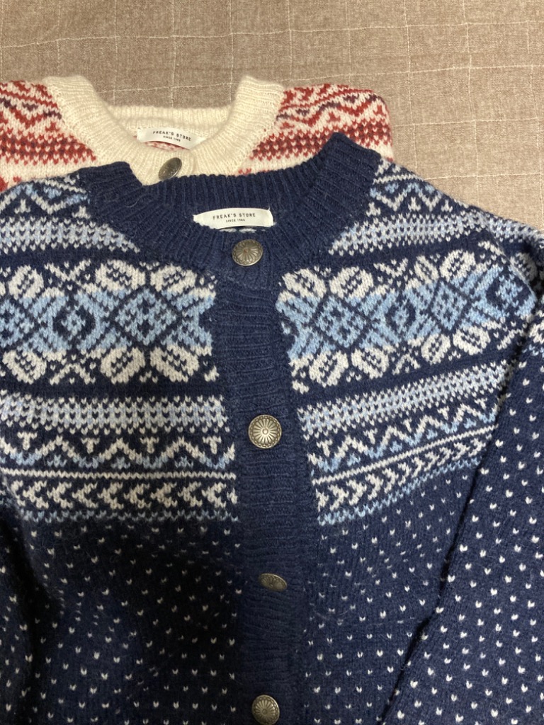 FREAK'S STORE カーディガン チロリアン ウール ニット