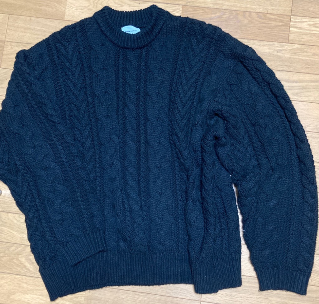 EMMA CLOTHES セーター ニット フィッシャーマンクルーネック EMMA CLOTHES セーター ニット フィッシャーマンクルーネック