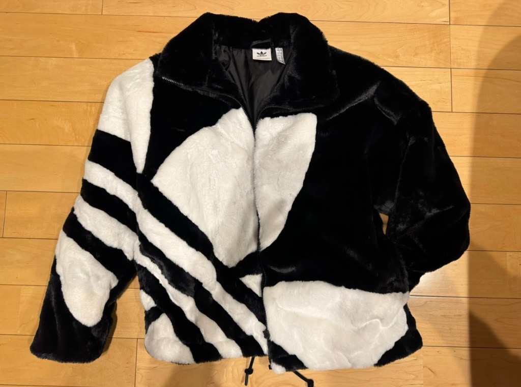 アウター adidas アディダス U FUR JACKET(BIG TRF) アウター HR3483 BLACK/OFFWHT