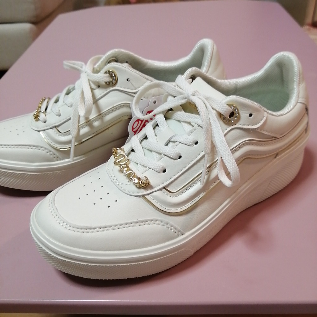 スニーカー VANS ヴァンズ ISSAC イサック V3942 JEWL WHISPER/GOLD.J