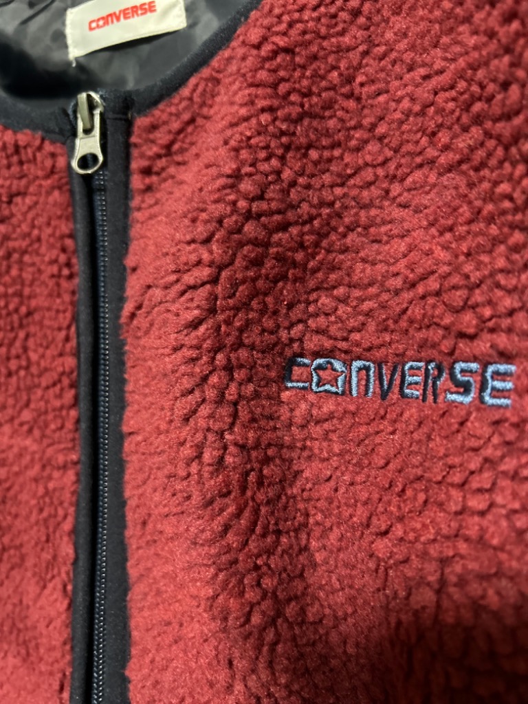 ニット セーター 「CONVERSE/コンバース」　シープボア袖ボリュームシャツ レディース CONVERSE ニット セーター 「CONVERSE/コンバース」 シープボア