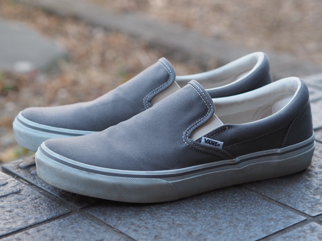 VANS スリッポン ヴァンズ SLIP ON V98CLA CHARCOAL メンズ