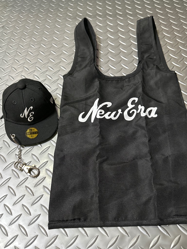 NEW ERA キャップ型キーホルダー　エコバッグ付きとポシェット　おまとめ NEW ERA エコバッグ ニューエラ エコバック キャップポーチ
