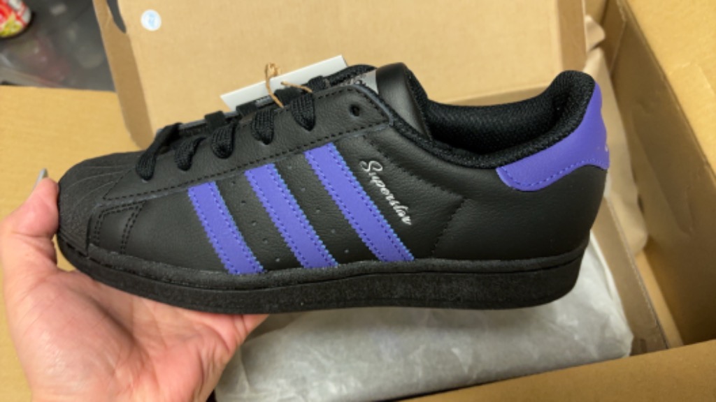 adidas Superstar パープル スニーカー adidas スニーカー スーパースター / Superstar アディダス
