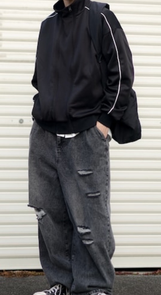 ジャージ 「Alfred Alex」ダブルジップアップサイドライン