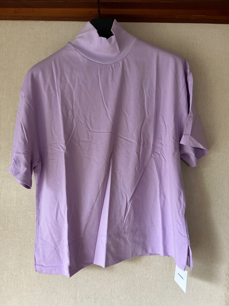 COCOMOMO tシャツ 選べる2タイプ 半袖Tシャツ ハイネック モック