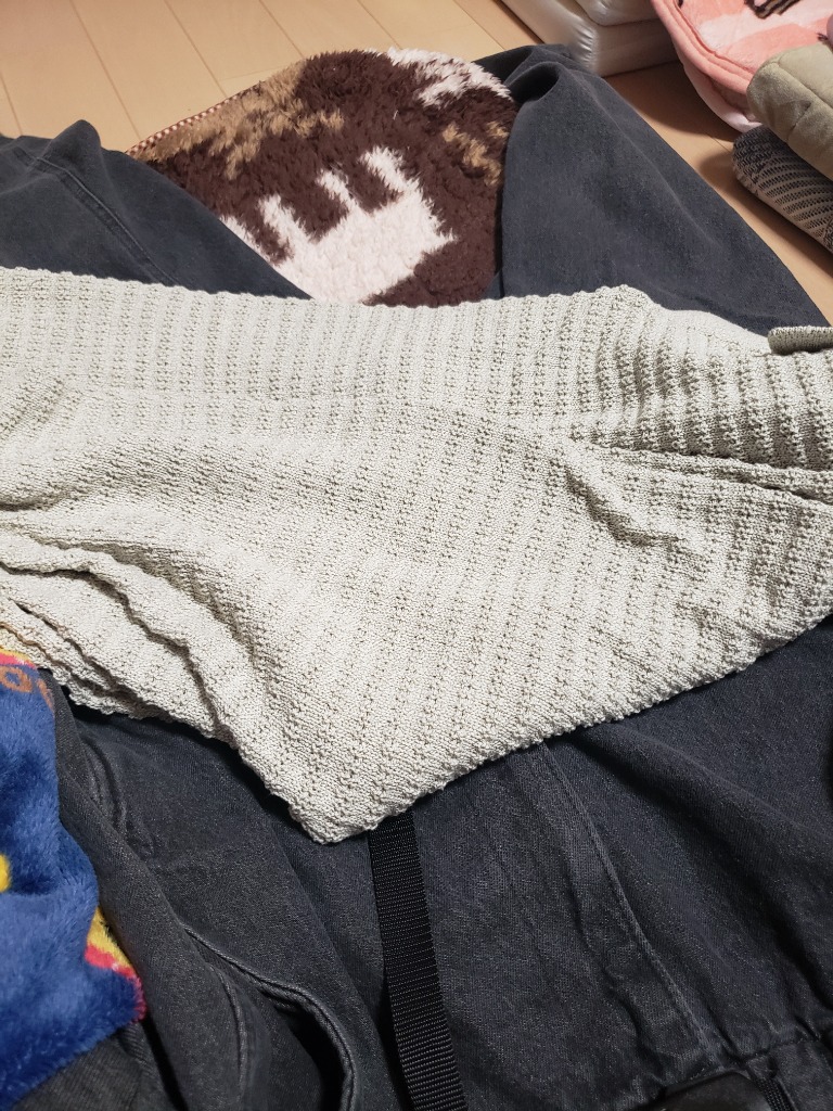 WYM LIDNM ポロシャツ MELANGE SKIPPER KNIT POLO メンズ