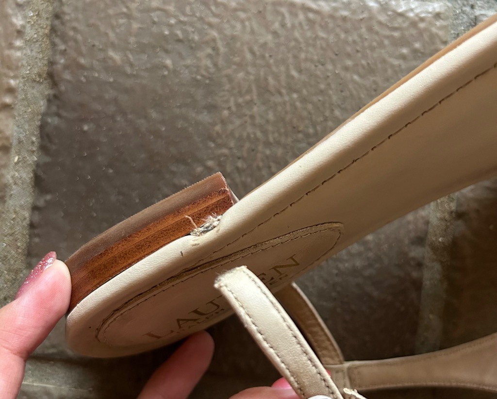 LAUREN RALPH サンダル ローレンラルフローレン/ALEGRA/ステップイン