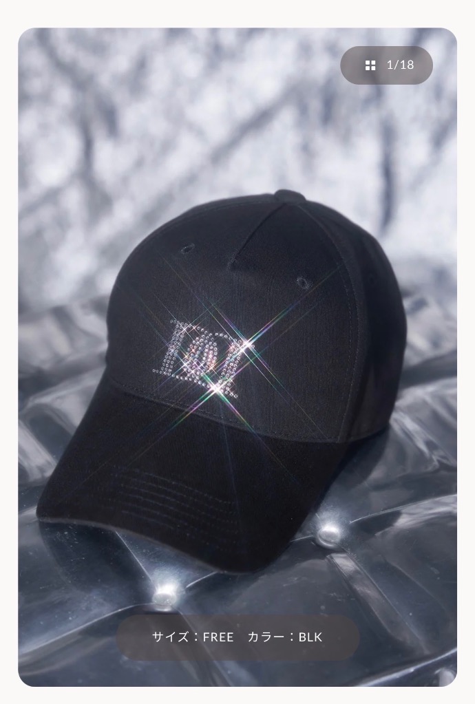 Darich（ダーリッチ） キャップ 帽子 クリスタルロゴキャップ