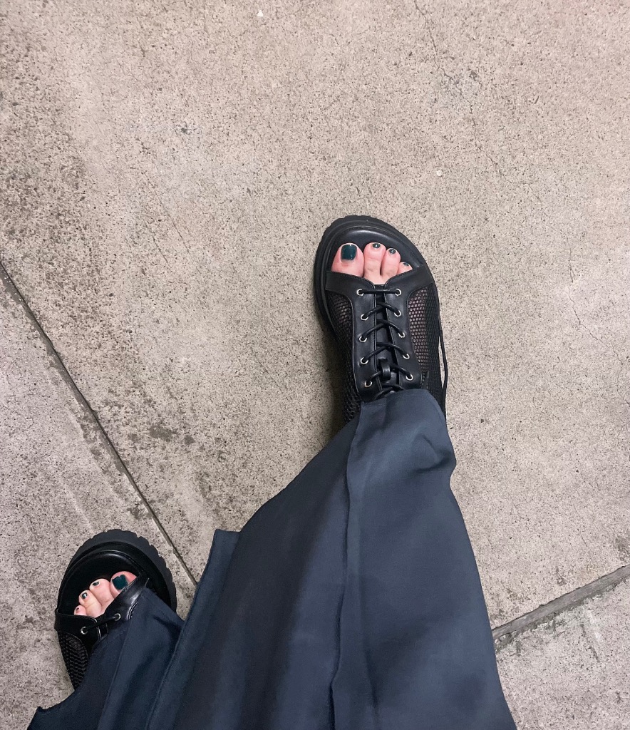 Ellno Loset サンダル メッシュブーツサンダル メンズ