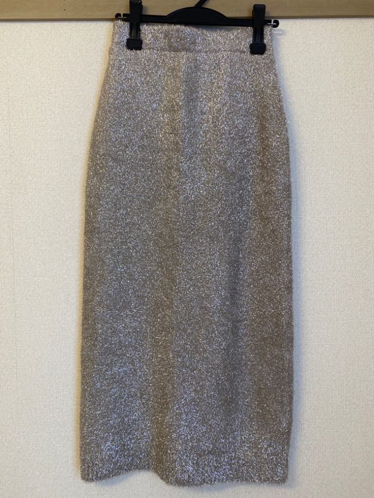 Louere スカート シャギーニットペンシルスカート「高身長サイズ Louere スカート シャギーニットペンシルスカート「高身長サイズ