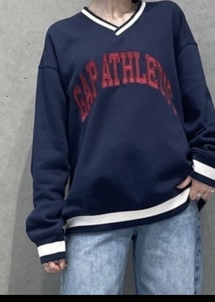 GAP スウェット ネイビー GAP オールドギャップ OLD トレーナー スウェットXL ネイビー紺