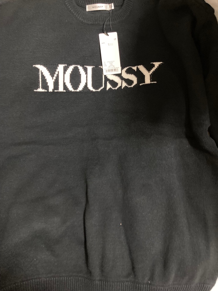 MOUSSY ニット セーター 「ZOZO・一部店舗限定」MOUSSY LOGO