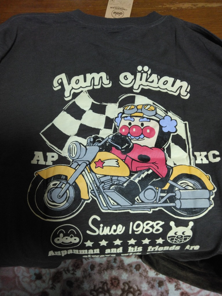 ANPANMAN KIDS COLLECTION tシャツ ジャムおじさんバイク長袖T