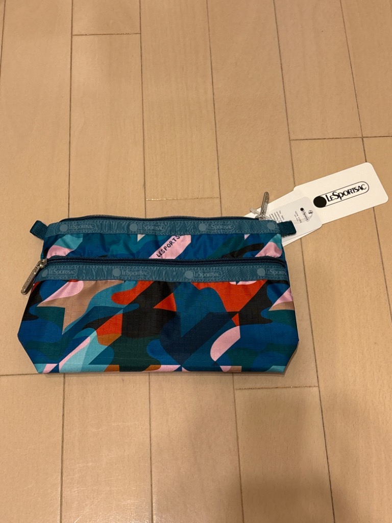 LeSportsac ポーチ COSMETIC CLUTCH カモハウンズトゥース