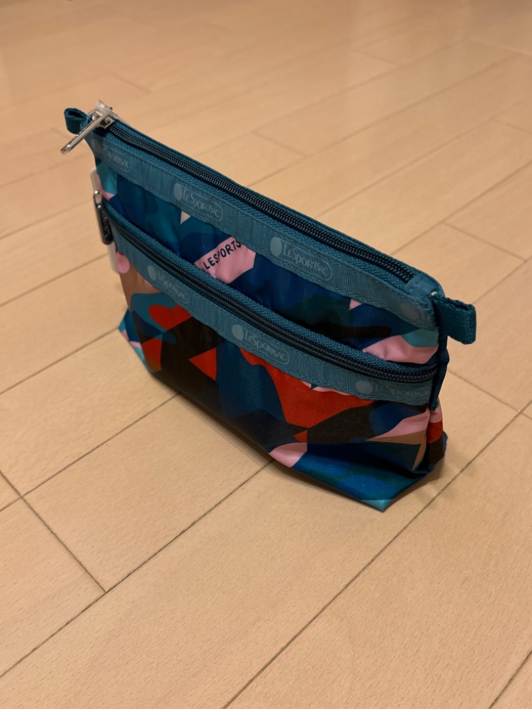 ■LeSportsac■COSMETIC CLUTCHカモハウンズトゥース COSMETIC CLUTCH/カモハウンズトゥース / LeSportsac