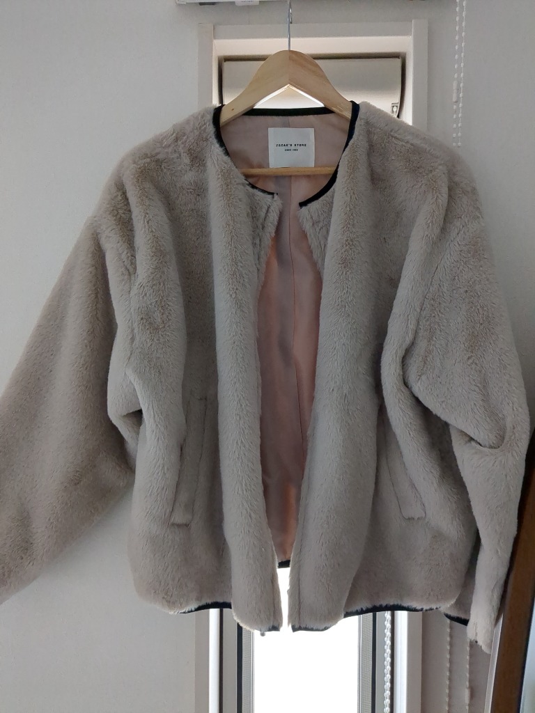 FREAK'S STORE ジャケット ノーカラージャケット ファーショート
