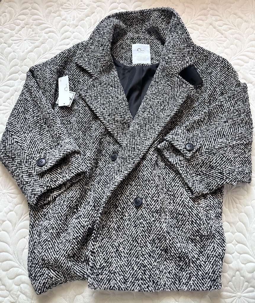 ★専用★【 notch.by yui 】ヘリンボーンＰコート 2025【 notch.by yui 】ヘリンボーンPコート | TOKYO DESIGN