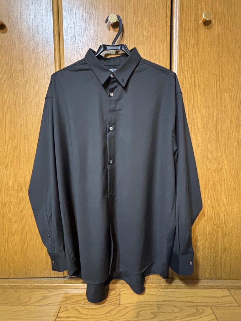 CLEL】Wool-like 2-way Design Shirt / ウールライク 2way