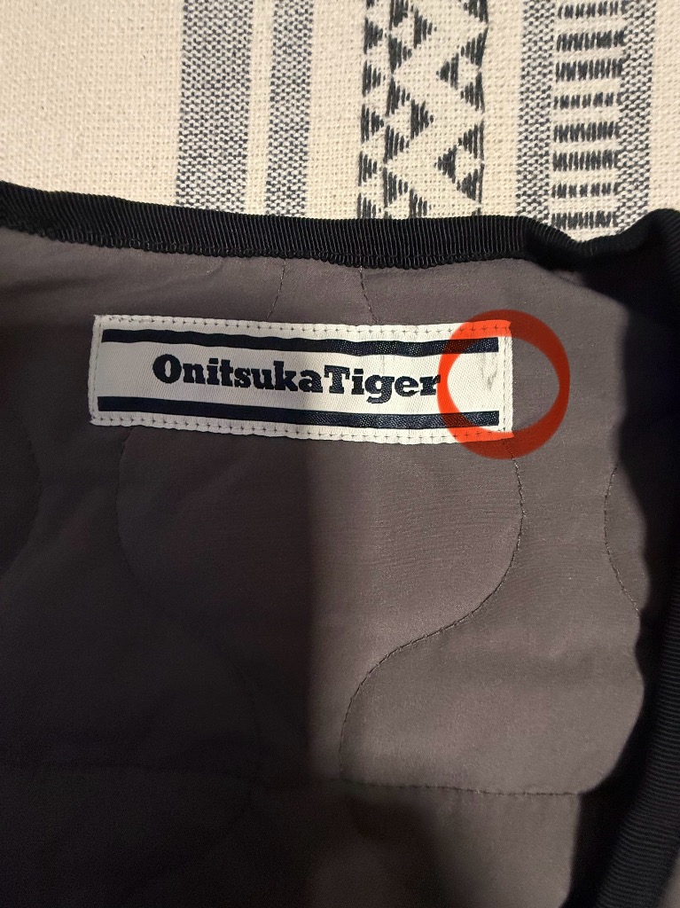 Onitsuka Tiger ジャケット ノーカラージャケット QUILTED