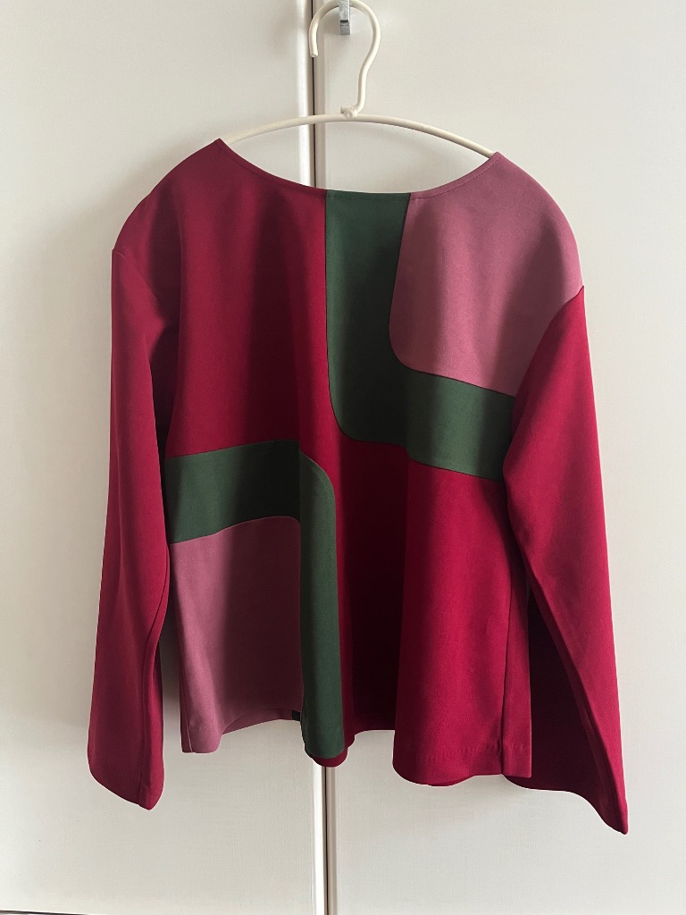 Jocomomola / ホコモモラ Bloque 配色パッチワークカットソー Bloque 配色パッチワークカットソー(カットソー・Tシャツ