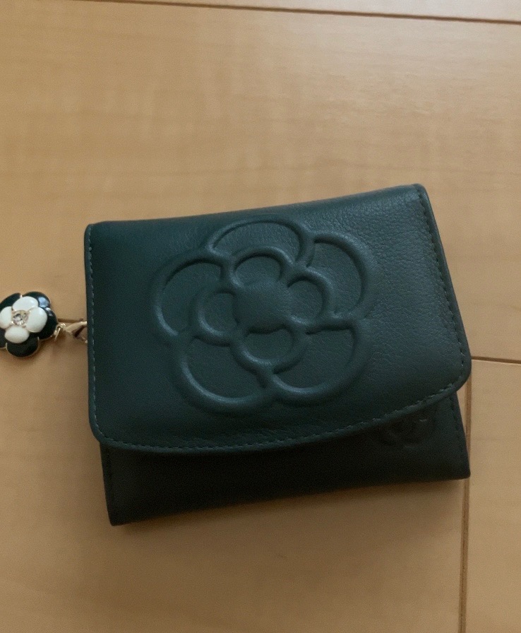 CLATHAS 財布 ワッフル ソフトスムースカメリア BOX折り財布