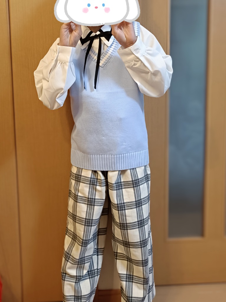 Amourire girl ブラウス シャツ ジョーゼットリボンタイブラウス